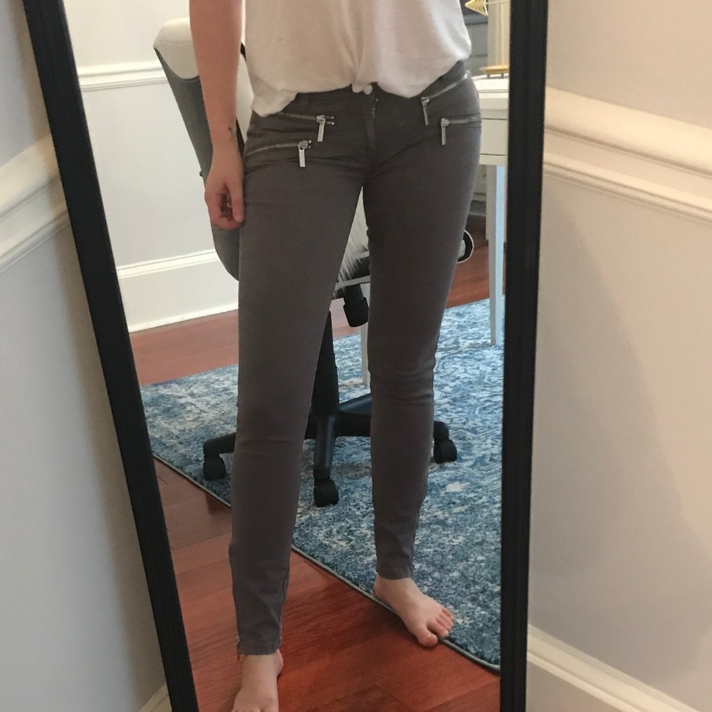Michael Kors Grey Skinny Jeans Size 00